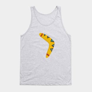 Yellow Boomerang Tank Top